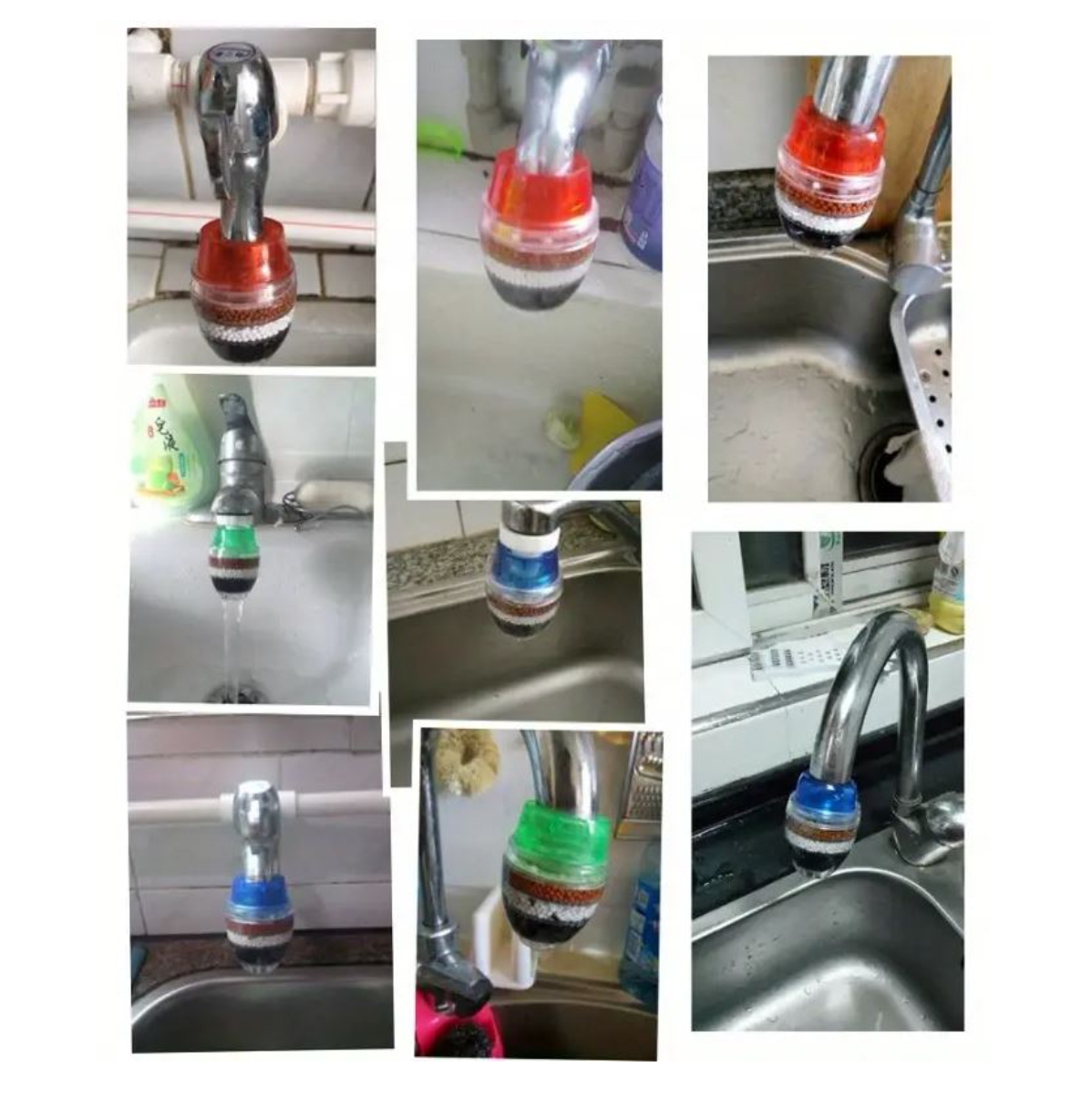 Miniatura 3 de Filtro grifo Purificador Agua 3 Niveles